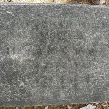 BURGER Maria Magdalena C. 1872-19??