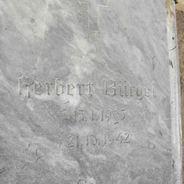 BÜRGEL Herbert 1903-1942