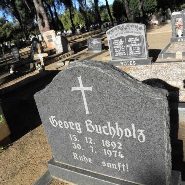 BUCHHOLZ Georg 1892-1974