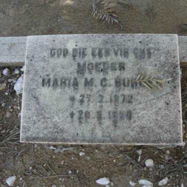 BURGER Maria M.C. 1872-1954