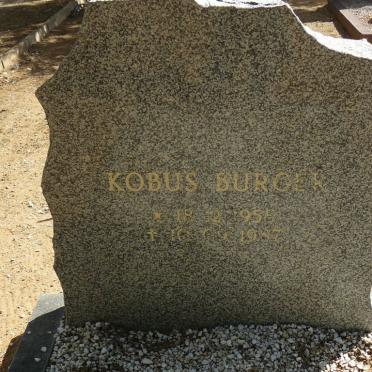 BURGER Jacobus Stephanus 1957-1987