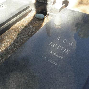 CARSTENS A.C.J. 1929-1996