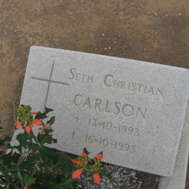 CARLSON Seth Chrisitan 1993-1993 