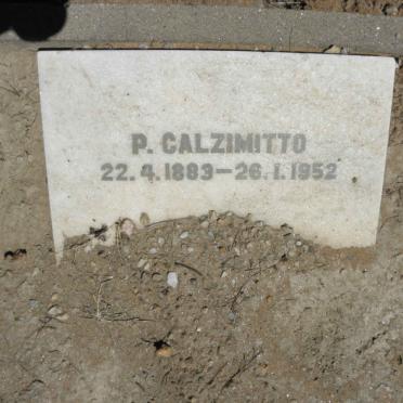 CALZIMITTO P. 1883-1952
