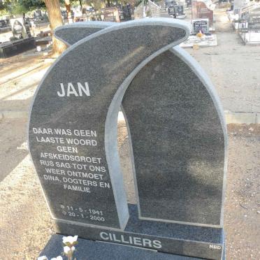 CILLIERS Jan 1941-2000