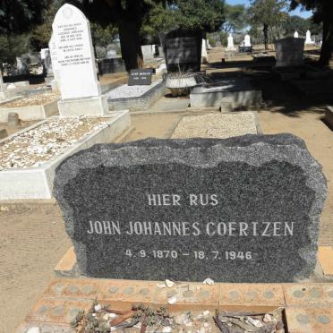COERTZEN John Johannes 1870-1946