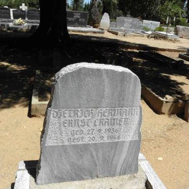 CRAMER Dietrich Hermann Ernst 1936-1946