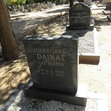 DAINAT Hildegard nee HAHN 1908-1983