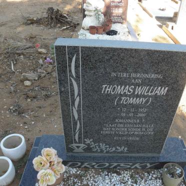 DROTSKY Thomas William 1952-2000