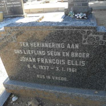 ELLIS Johan Francois 1937-1961