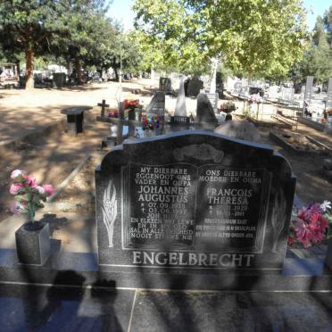 ENGELBRECHT Johannes Augustus 1928-1997 &amp; Francois Theresa 1929-2001