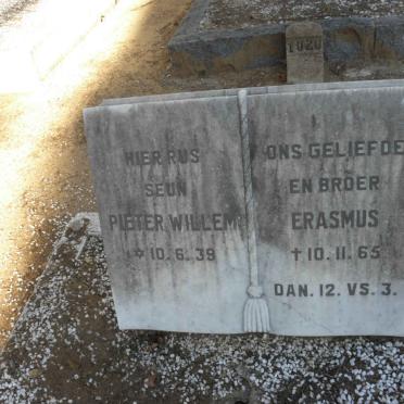 ERASMUS Pieter Willem 1939-1965