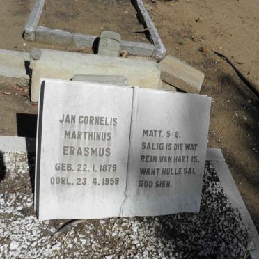 ERASMUS Jan Cornelis Marthinus 1879-1959