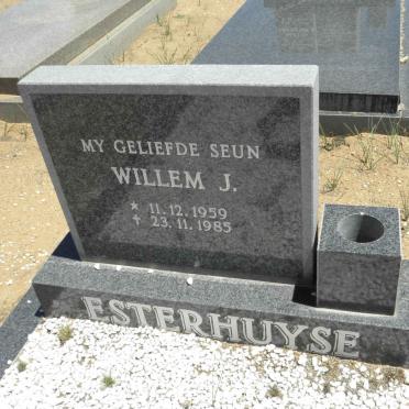 ESTERHUYSE Willem J. 1959-1985