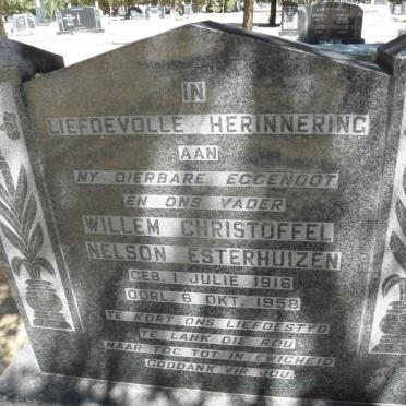 ESTERHUIZEN Willem Christoffel Nelson 1916-1958