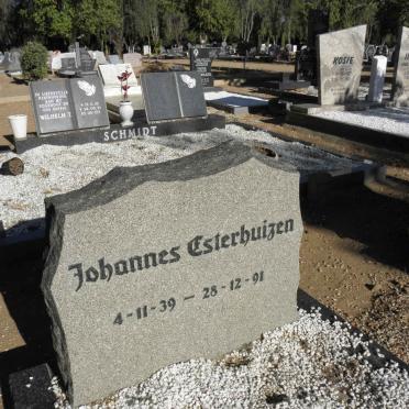 ESTERHUIZEN Johannes 1939-1991