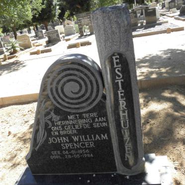 ESTERHUIZEN John William Spencer 1956-1984