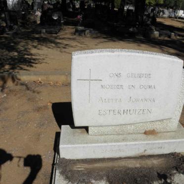 ESTERHUIZEN Aletta Johanna 1916-1994