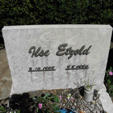 ETZOLD Ilse 1898-1984