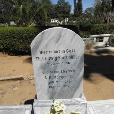 FORTMÜLLER Ludwig 1872-1946 &amp; A.P. Margarete MAHNCKE 1887-1972