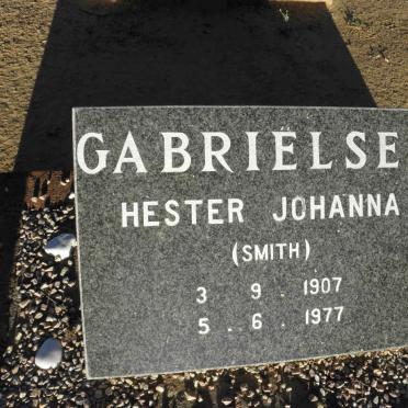 GABRIELSEN Hester Johanna nee SMITH 1907-1977
