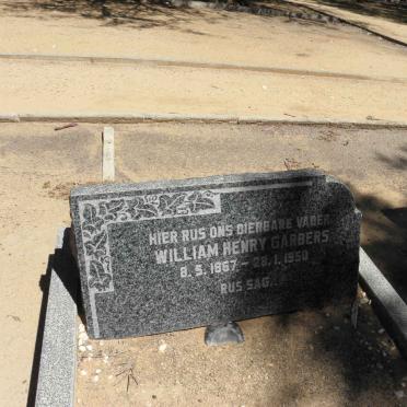 GARBERS William Henry 1867-1950