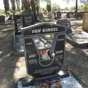 GINKEL Aart, van 1925-1980 &amp; Sjaan 1936-2009