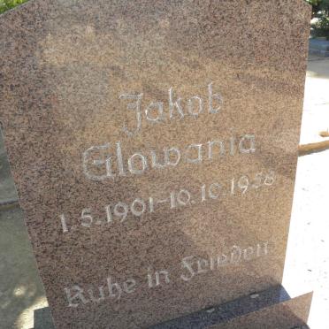 GLOWANIA Jakob 1901-1958