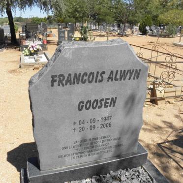 GOOSEN Francois Alwyn 1947-2006