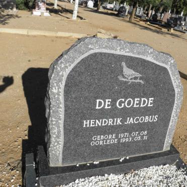 GOEDE Hendrik Jacobus, de 1971-1993