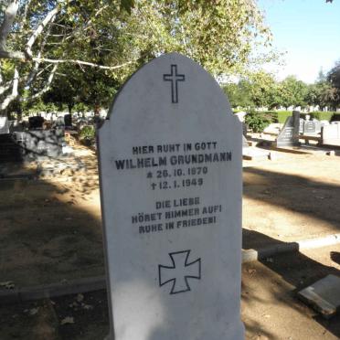 GRUNDMANN Wilhelm 1870-1949