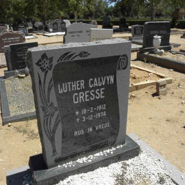 GRESSE Luther Calvyn 1912-1974