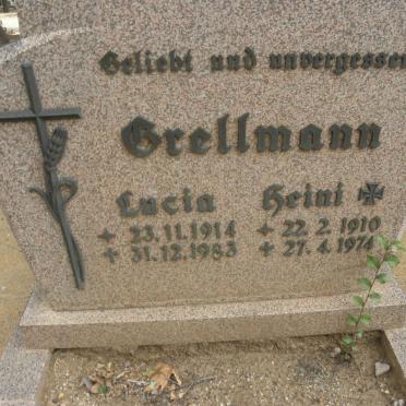 GRELLMANN Heini 1910-1974 &amp; Lucia 1914-1983