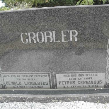 GROBLER Dewald Lambertus 1907-1969 :: GROBLER Petrus Gerhardus 1937-1993