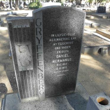 GRYFFENBERG Daniel Hermanus 1912-1972