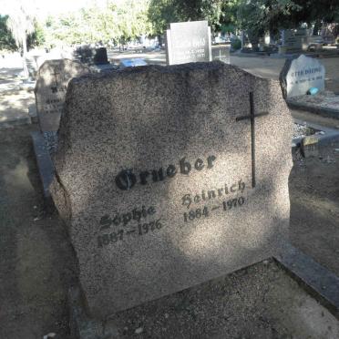 GRUEBER Heinrich 1884-1970 &amp; Sophie 1887-1976