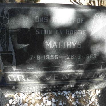 GREYVENSTEIN Matthys 1956-1969