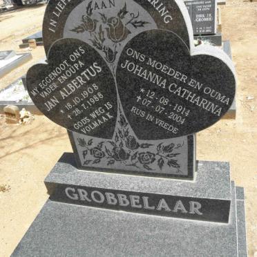 GROBBELAAR Jan Albertus 1908-1988 &amp; Johanna Catharina 1914-2004