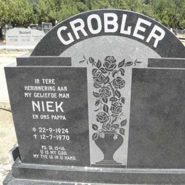 GROBLER Niek 1924-1970