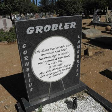 GROBLER Cornelius Lambertes 1940-1998