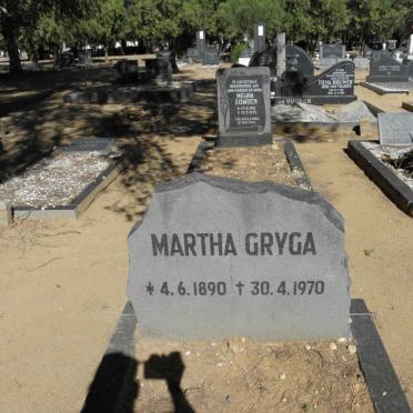 GRYGA Martha 1890-1970