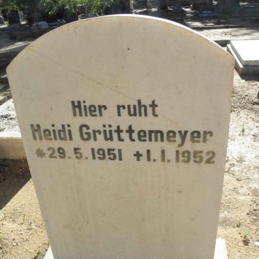 GRÜTTEMEYER Heidi 1951-1952