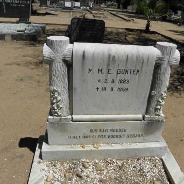 GUNTER M.M.E. 1883-1959
