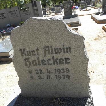 HALECKER Kurt Alwin 1938-1979