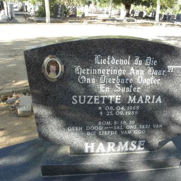 HARMSE Suzette Maria 1968-1989