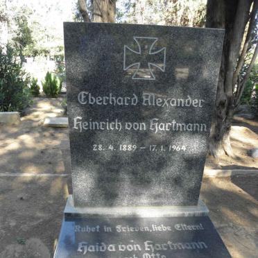 HARTMANN Eberhard Alexander Heinrich, von 1889-1964 &amp; Haida OTTO 1890-1980