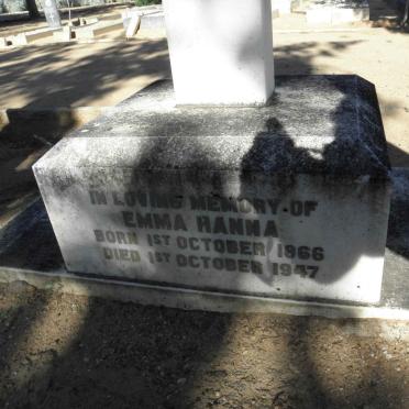 HANNA Emma 1866-1947