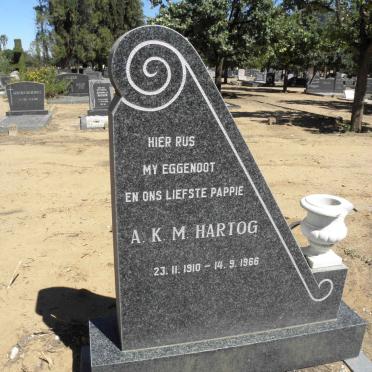 HARTOG A.K.M. 1910-1966