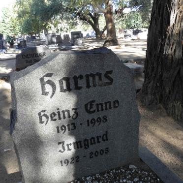 HARMS Heinz Enno 1913-1998 &amp; Irmgard 1922-2005