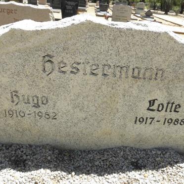HESTERMANN Hugo 1910-1982 &amp; Lotte 1917-1988
